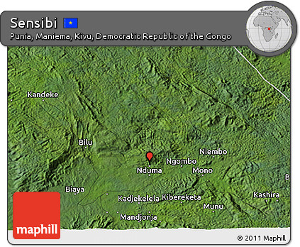 Satellite 3D Map of Sensibi