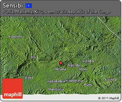 Satellite 3D Map of Sensibi