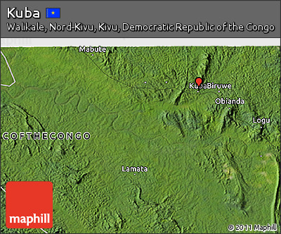 Satellite 3D Map of Kuba