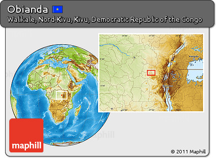 Physical Location Map of Obianda