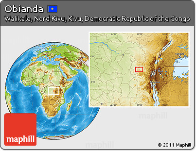 Physical Location Map of Obianda