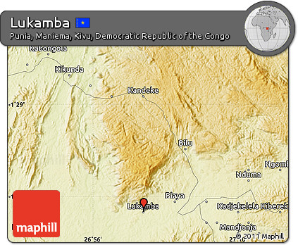 Physical Map of Lukamba