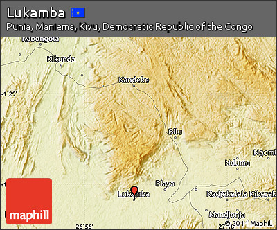 Physical Map of Lukamba