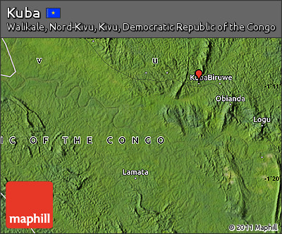 Satellite Map of Kuba