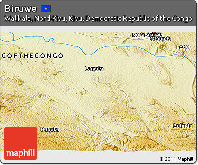 Physical Panoramic Map of Biruwe