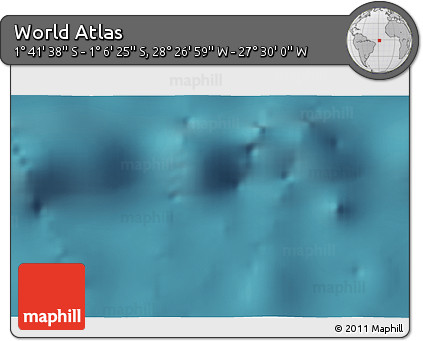 Satellite 3D Map of the Area around 1° 24' 2" S, 27° 58' 30" W