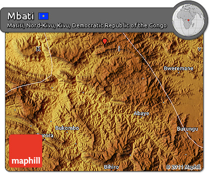 Physical Map of Mbati