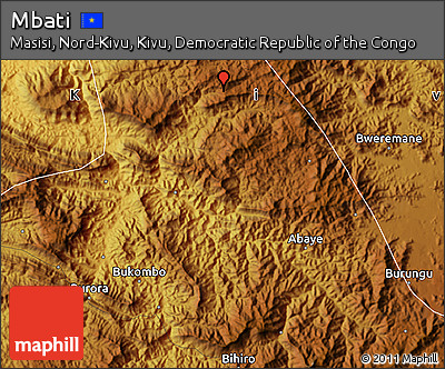 Physical Map of Mbati