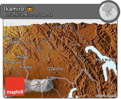 Physical 3D Map of Ikamiro