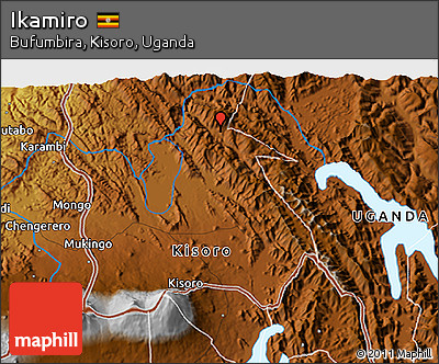 Physical 3D Map of Ikamiro