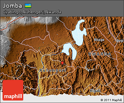 Physical 3D Map of Jomba