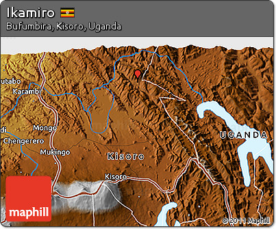 Physical 3D Map of Ikamiro