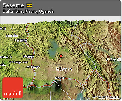 Satellite 3D Map of Seseme