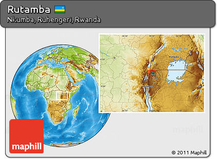 Physical Location Map of Rutamba