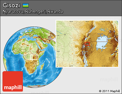 Physical Location Map of Gisozi
