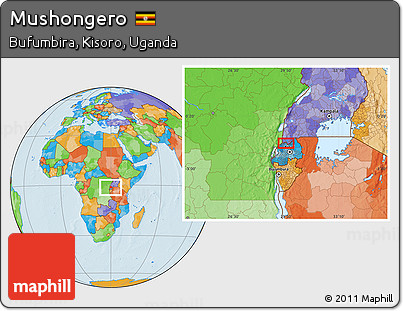 Political Location Map of Mushongero