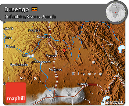 Physical Map of Busengo
