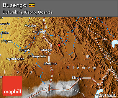 Physical Map of Busengo