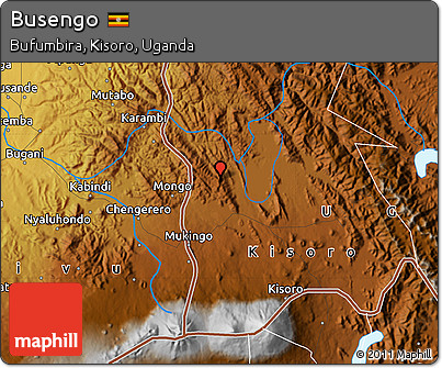 Physical Map of Busengo