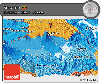 Political Panoramic Map of Seseme