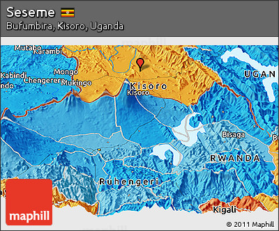Political Panoramic Map of Seseme