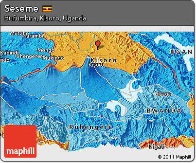 Political Panoramic Map of Seseme