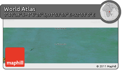 Satellite Panoramic Map of the Area around 1° 24' 2" S, 32° 22' 30" E