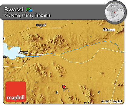 Physical Map of Bwassi