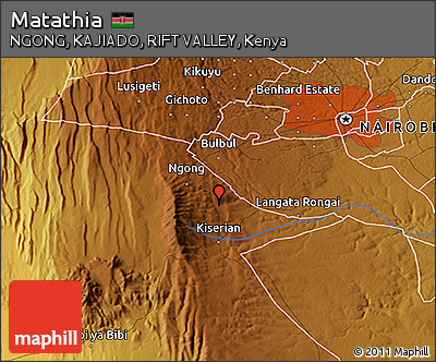 Physical 3D Map of Matathia