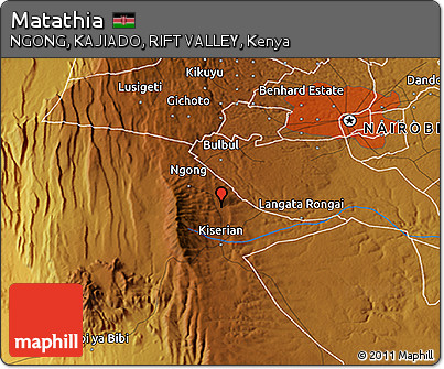 Physical 3D Map of Matathia