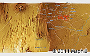 Physical 3D Map of Kiriri
