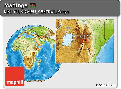 Physical Location Map of Mahinga