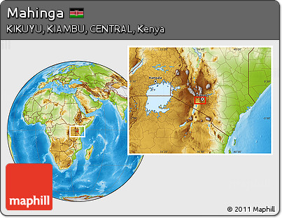 Physical Location Map of Mahinga