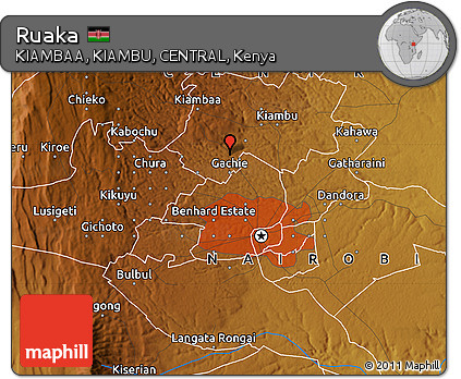 Physical Map of Ruaka