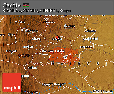 Physical Map of Gachie