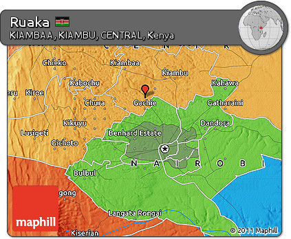 Political Map of Ruaka