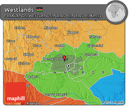 Map Of Westlands Nairobi Free Political Map Of Westlands