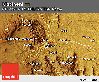 Physical 3D Map of Kiatineni