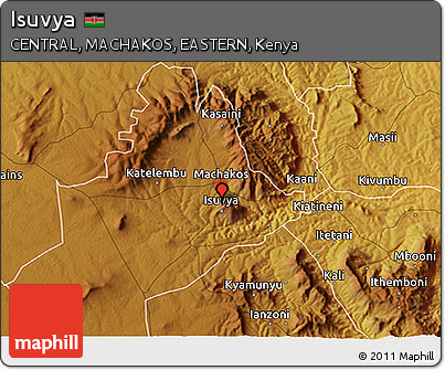 Physical 3D Map of Isuvya