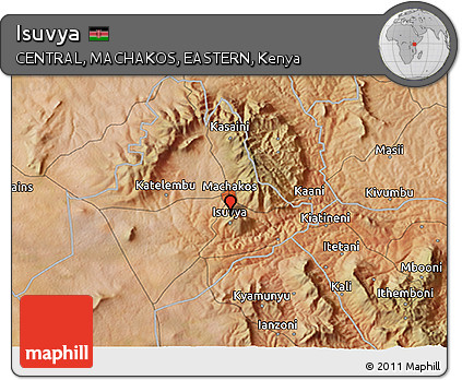 Satellite 3D Map of Isuvya
