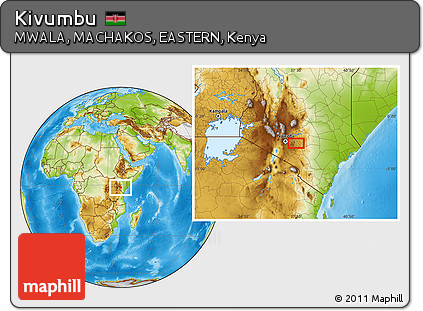 Physical Location Map of Kivumbu