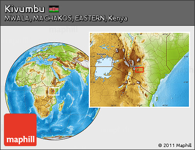 Physical Location Map of Kivumbu