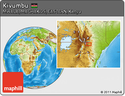 Physical Location Map of Kivumbu