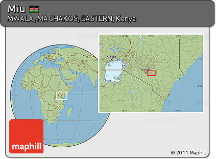 Savanna Style Location Map of Miu