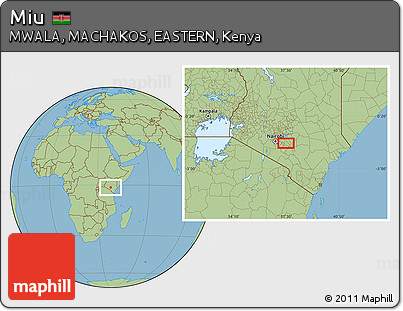 Savanna Style Location Map of Miu