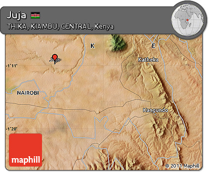 Satellite Map of Juja