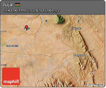 Satellite Map of Juja