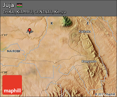 Satellite Map of Juja