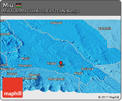 Political Panoramic Map of Miu