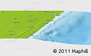 Physical Panoramic Map of Navava